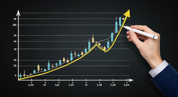 Grafico comparativo de retorno sobre investimento em diferentes canais