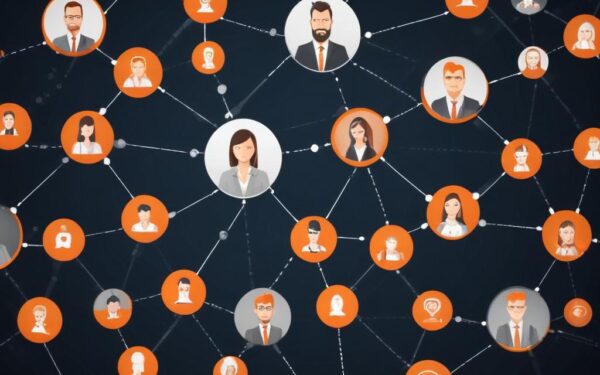 Rede de profissionais B2B conectados para geração de leads via LinkedIn Ads