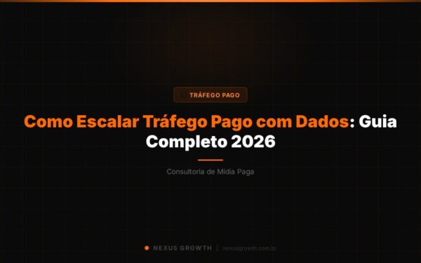 Como Escalar Tráfego Pago com Dados: Guia Completo 2026 - Nexus Growth