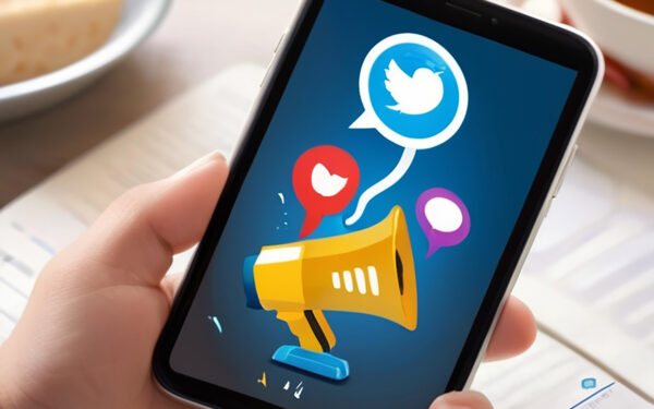Interface de campanhas de anuncios em redes sociais com dados de performance